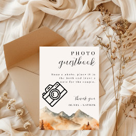 Höstberg Bröllopsfoto Gästbok Bordskort