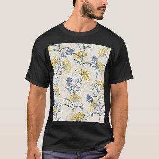 Höstbjörnbär löv gult, färglös sömlös. t shirt