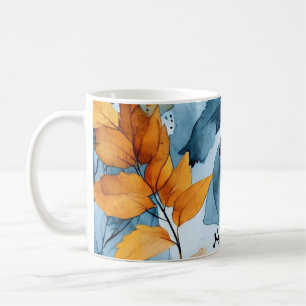 Höstblad Akvarell Kaffemugg