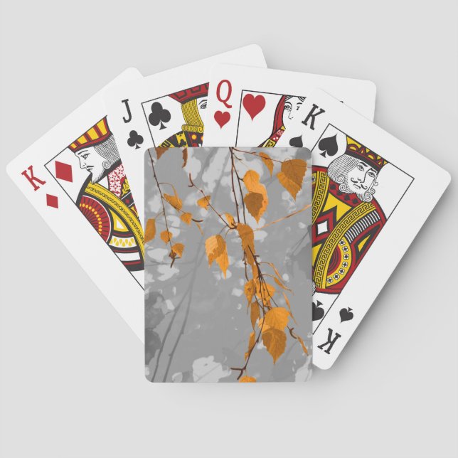 Höstblad Casinokort (Baksidan)