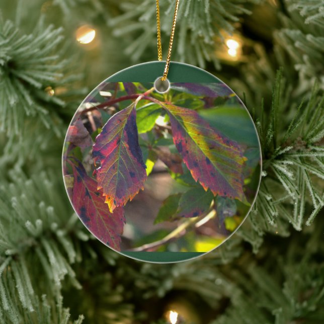 Höstblad Foto Ornament (Träd)