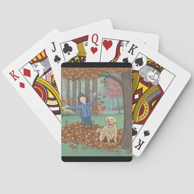 Höstblad - Höstminnen Casinokort (Baksidan)