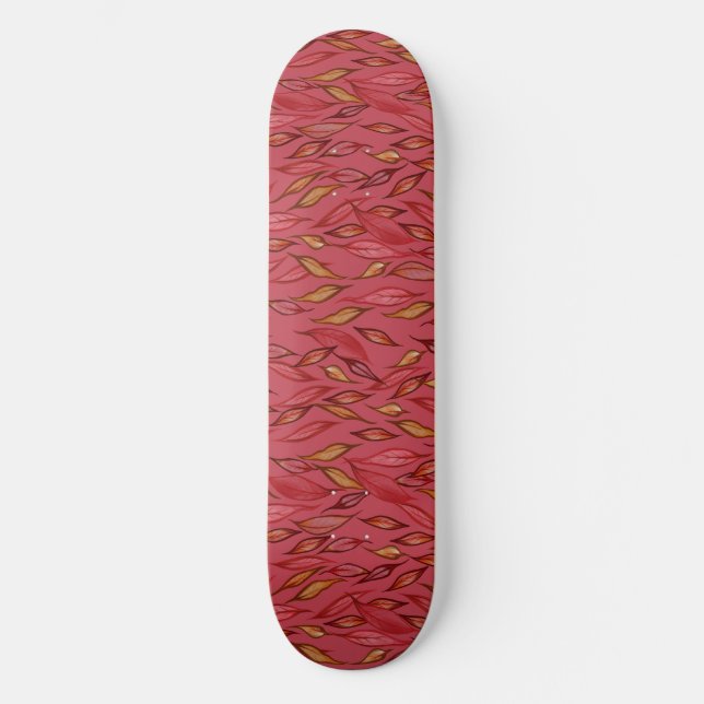 Höstblad Mini Skateboard Bräda 18,5 Cm (Framsida)
