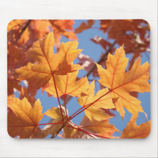 Höstblad musmattor Ljus Orange blad