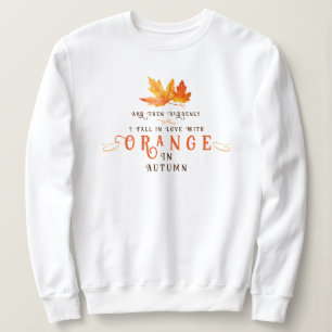 Höstblad Orange Tröja