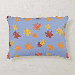 Höstblad överallt-mönster prydnadskudde