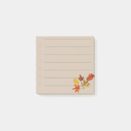 Höstblad  post-it block