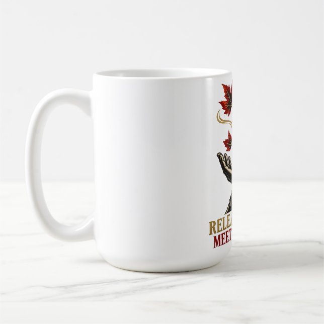 Höstblad Presenterar Andetag Zen Kaffemugg (Vänster)