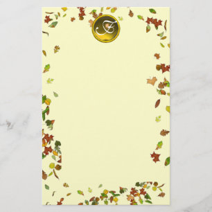 HÖSTBLAD TOPAS ÄDELSMED MONOGRAM BREVPAPPER