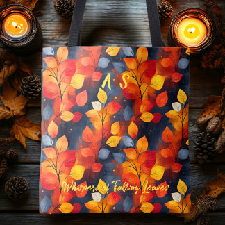 Höstbladsmönster – Elegant botanisk höst Tygkasse