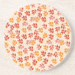 Höstbladsmönster Underlägg Sandsten
