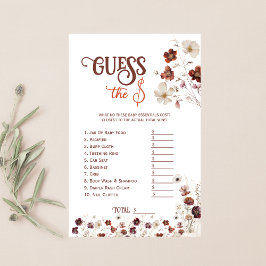 Höstblomma Barnkalas Gissa Priset Spel