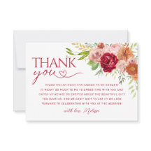 Höstblomma, Marsala Blomma Tacksamhetskort