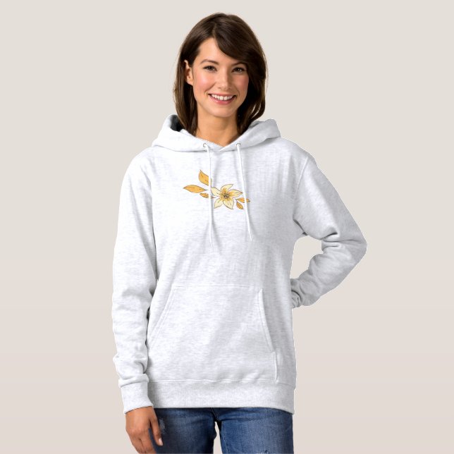 Höstblomma T Shirt (Hel framsida)