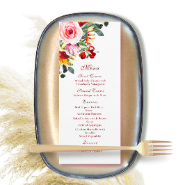 Höstblomma Vattenfärgad Blommigt Rust Guld Solros Program