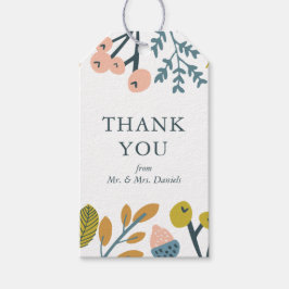 HöstBlommigtens Tack Presentetikett