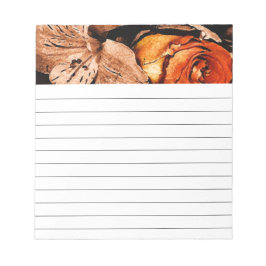 Höstblommor Anteckningsblock