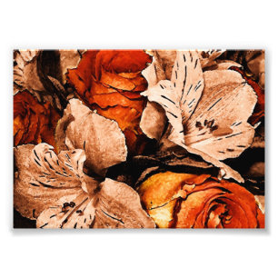 Höstblommor Fototryck