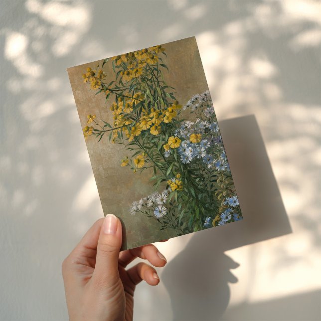 Höstblommor | Gunnar Gunnarsson Wennerberg Kort (Skapare uppladdad)