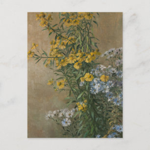 Höstblommor Gunnar Gunnarsson Wennerberg Vykort