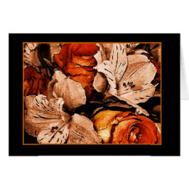 Höstblommor Hälsningskort