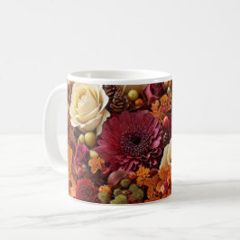 Höstblommor Kaffemugg