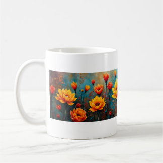 Höstblommor Kaffemugg
