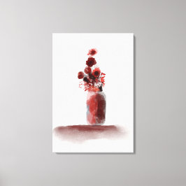 Höstblommor, målning av Vas Canvastryck