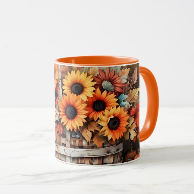Höstblommor Mugg (Framsida höger)