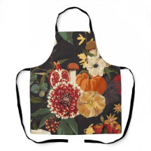 Höstblommor, örter och svampar.