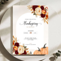 Höstblommor Pumpa Thanksgiving Middag