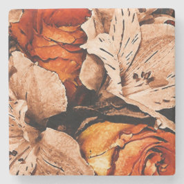 Höstblommor Stenunderlägg