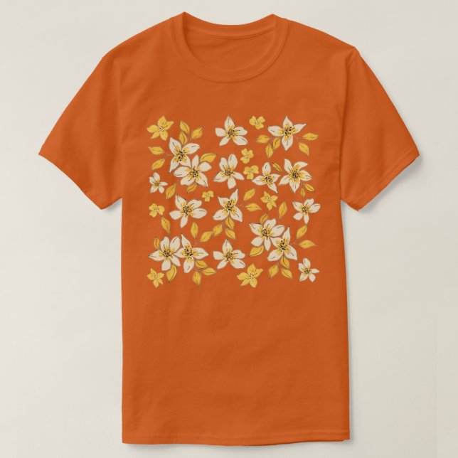 Höstblommor T Shirt (Design framsida)