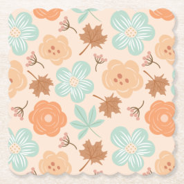 Höstblommor Underlägg Papper