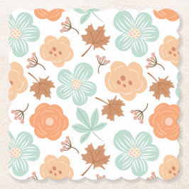 Höstblommor Underlägg Papper