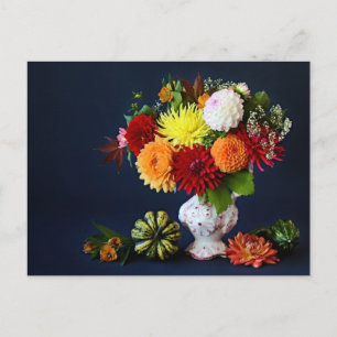 Höstblommor Vykort