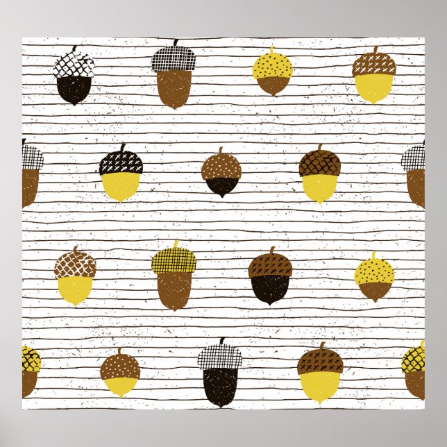 Höstbokskonton: Vintage Vibes Poster (Framsidan)