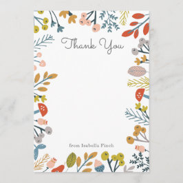 Höstbotanik Anteckningskort