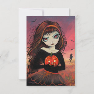 Höstbrand Halloween vykort