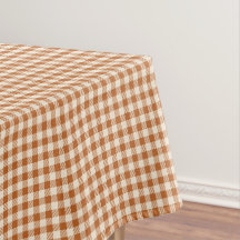 Höstbränd orange gingham-mönster höst-rutigt