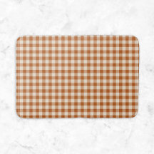 Höstbränd orange gingham-mönster höst-rutigt