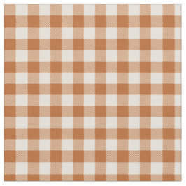 Höstbränd orange gingham-mönster höst-rutigt tyg