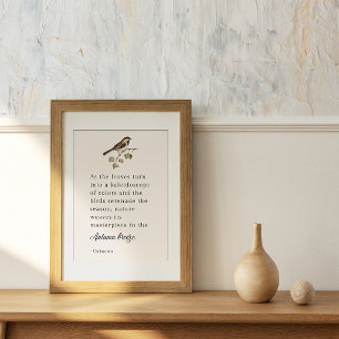 Höstbris Citat Poster