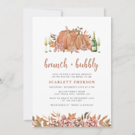 Höstbrunch Bröllopsfestin Inbjudan