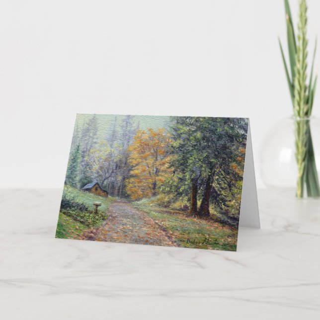 "Höstbygd", Kort (Framsida)