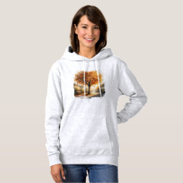 Höstbyträd • Mysig höstgatumiljö T Shirt