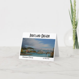 Höstcirkusnotecard Kort