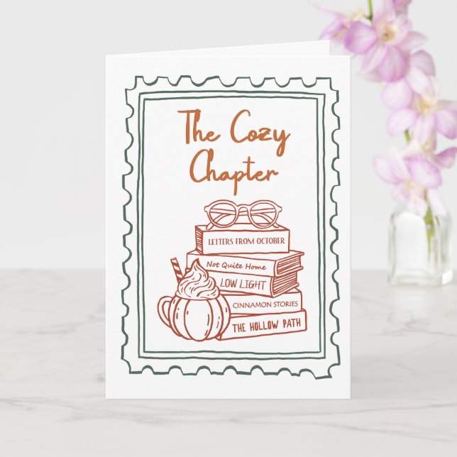 Höstcitat  kort (Orkide)