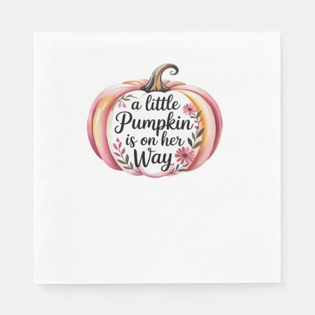 Höstcoquette Mamma - Mysigt Fall Aesthetic med Bo Pappersservett (Framsidan)