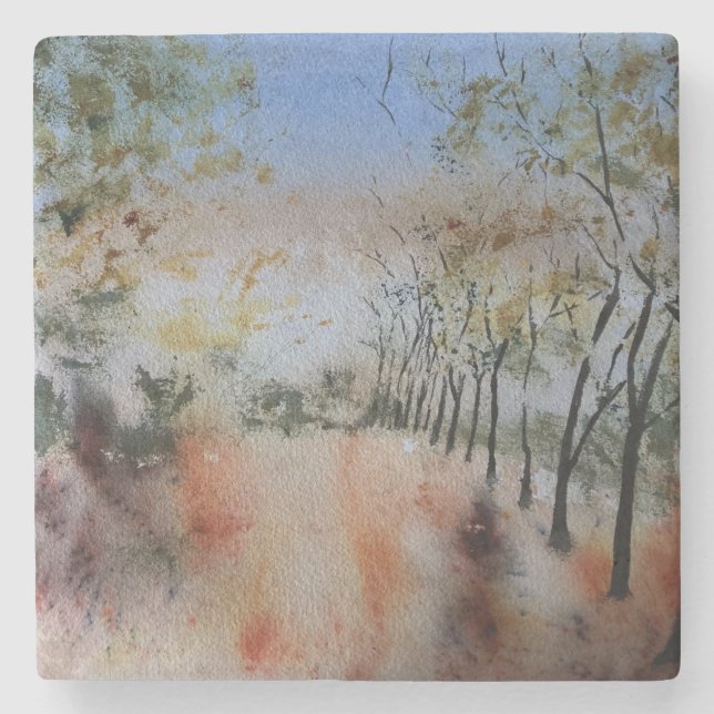 Höstdagar Stenunderlägg (Framsidan)